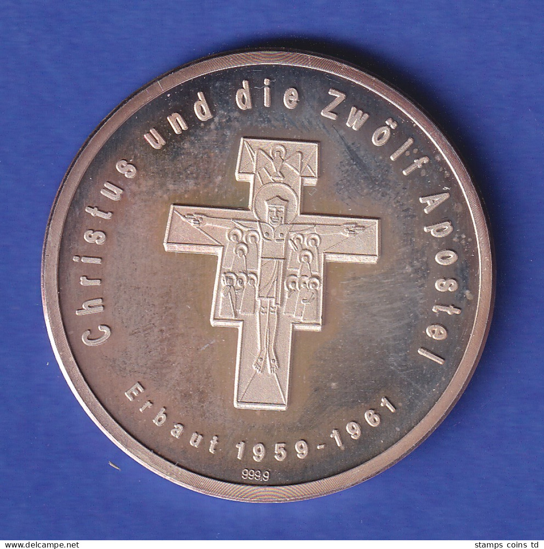 Silbermedaille Neufahrn - Evangelische Auferstehungskirche 1996 - Ohne Zuordnung