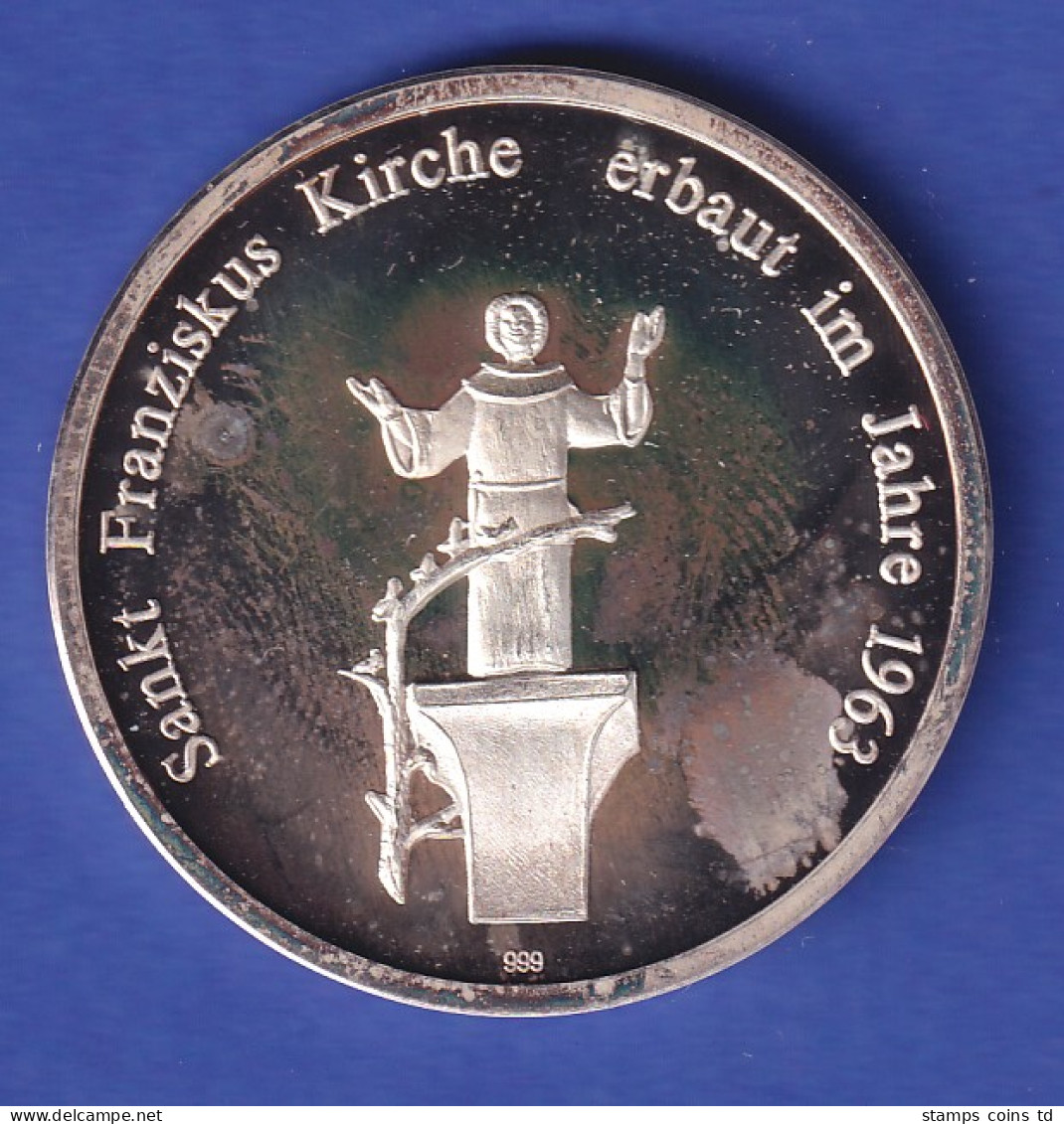 Silbermedaille Neufahrn - Franziskus-Kirche 1994 - Zonder Classificatie