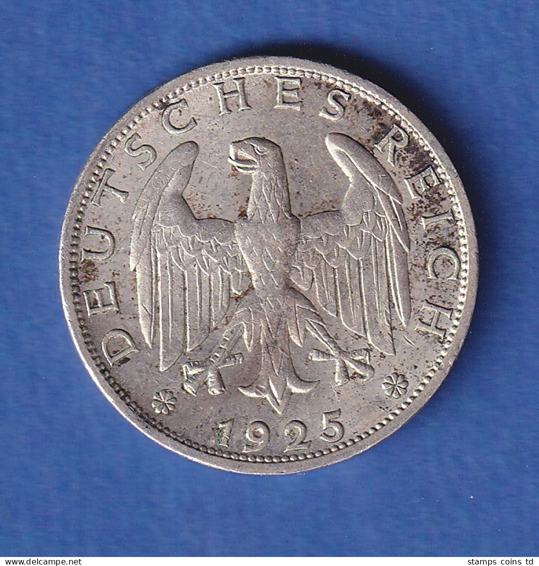 Deutsches Reich Kursmünze 1 Reichsmark 1925 A - Otros & Sin Clasificación