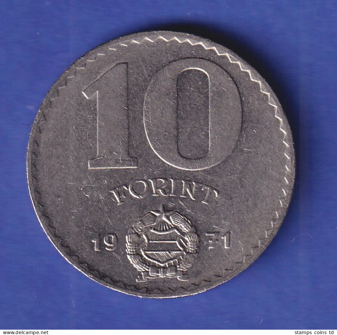 Ungarn Kursmünze 10 Forint 1971 - Hongrie