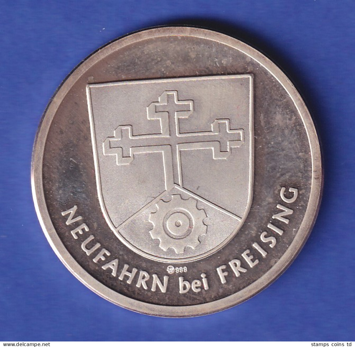 Silbermedaille Neufahrn Bei Freising - Steinernes Kreuz O.J.  PP - Ohne Zuordnung