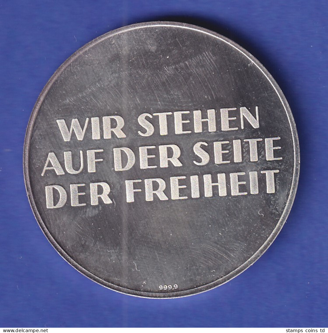 Silbermedaille Konrad Adenauer 1876-1967  26g Ag 999,9 - Ohne Zuordnung