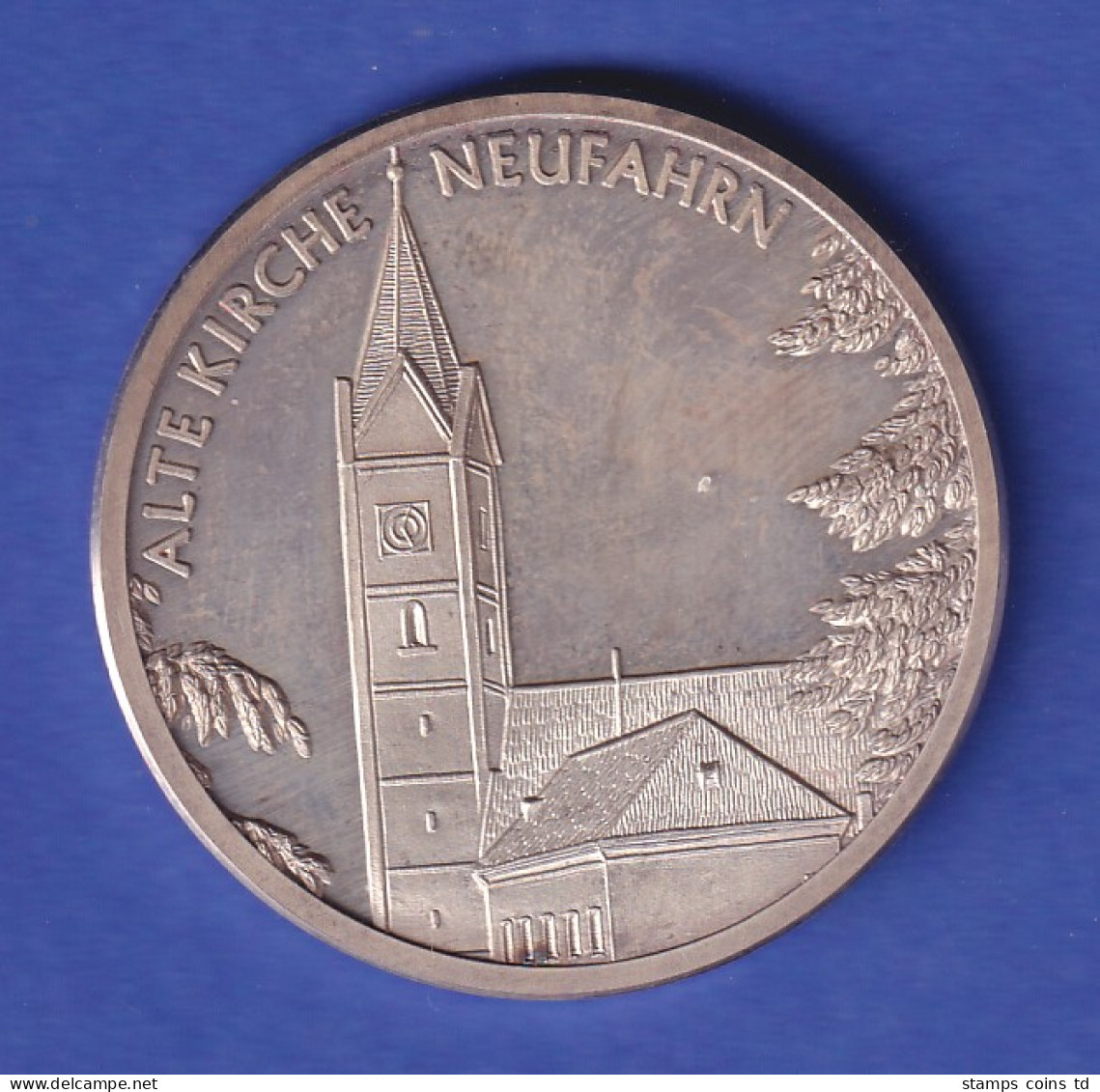 Silbermedaille Neufahrn Bei Freising - Alte Kirche Neufahrn O.J.  PP - Unclassified