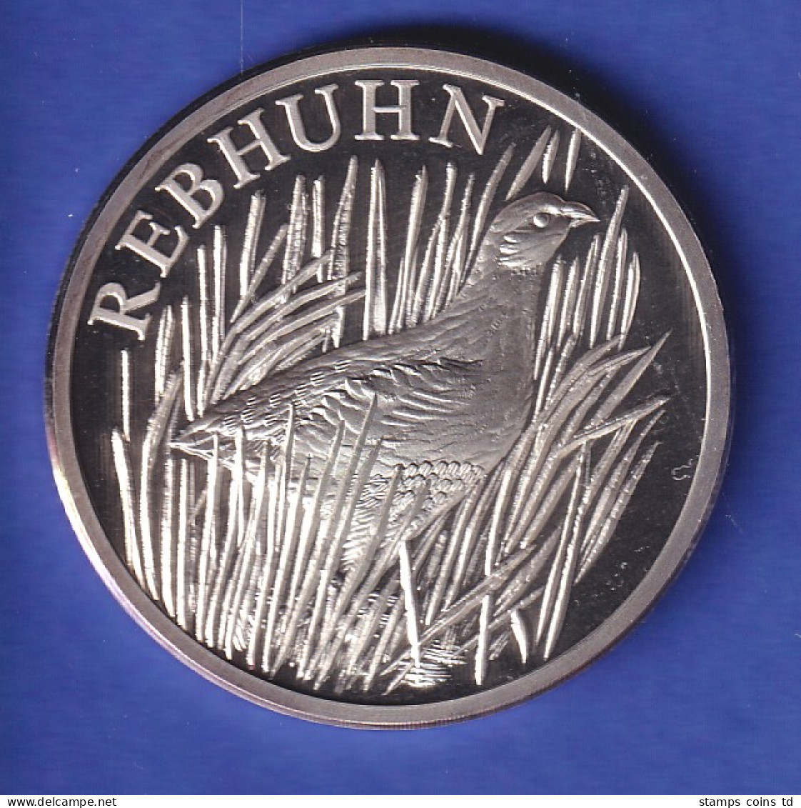 Silbermedaille Neufahrn - Moosmühle - Rebhuhn 1991  PP - Zonder Classificatie