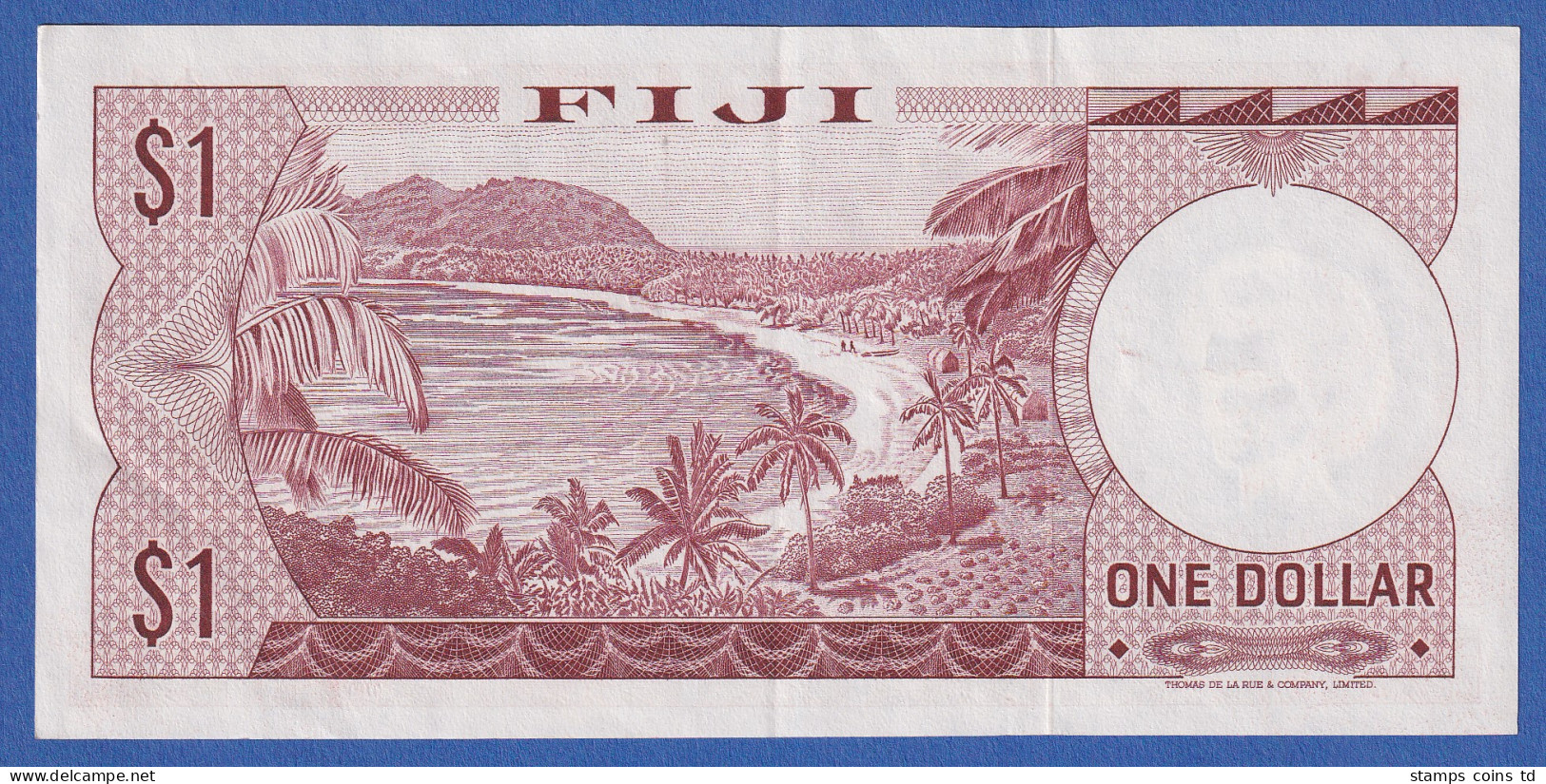 Fiji 1974 Banknote 1 Dollar Bankfrisch, Unzirkuliert. - Other - Oceania