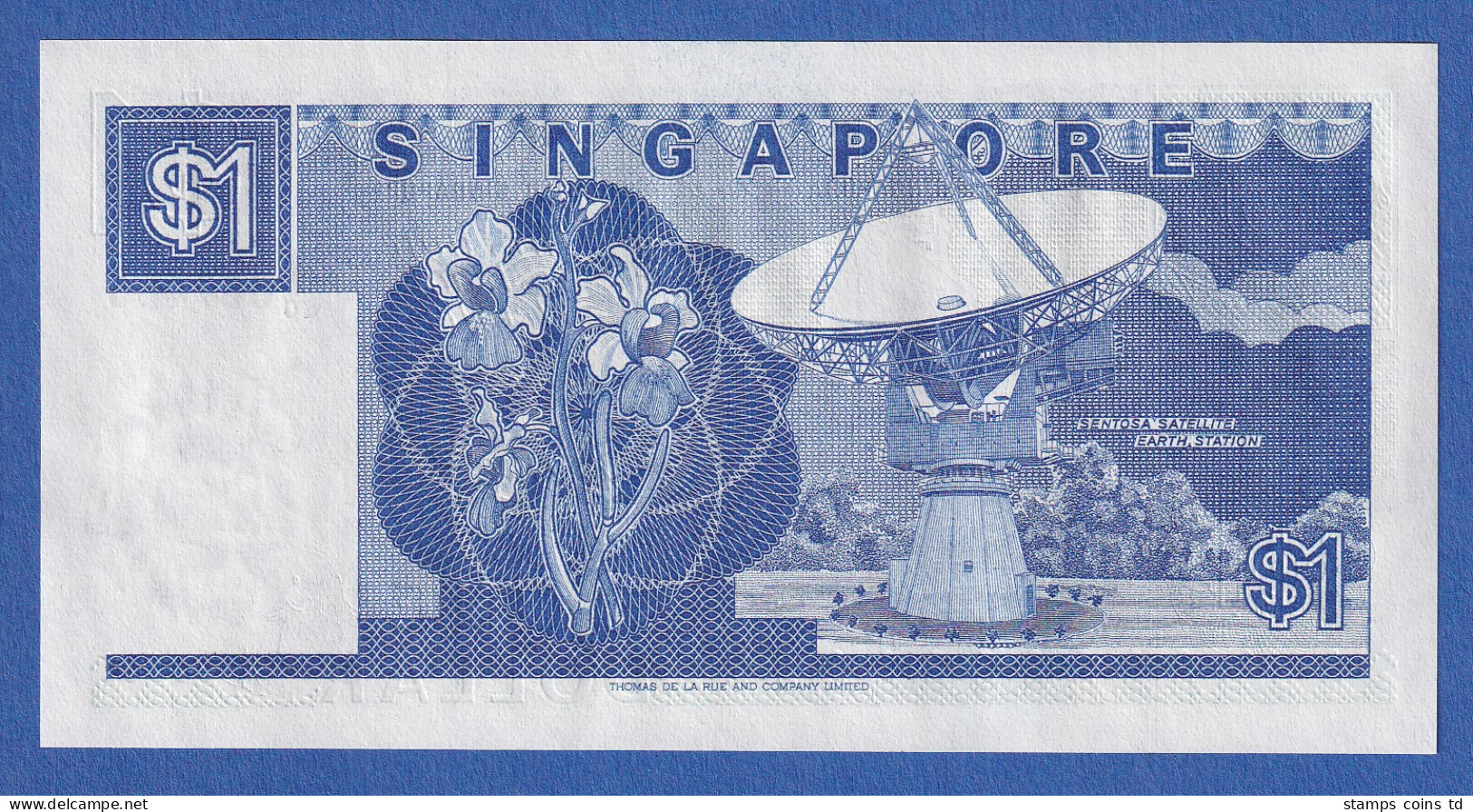 Singapur 1987 Banknote 1 Dollar Bankfrisch, Unzirkuliert. - Autres - Asie