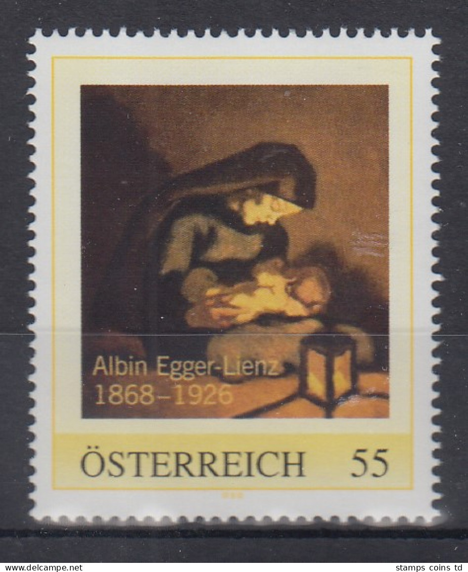 Österreich Meine Marke Albin Egger-Lienz Maria Mit Jesuskind Wert 0,55 **  - Personnalized Stamps