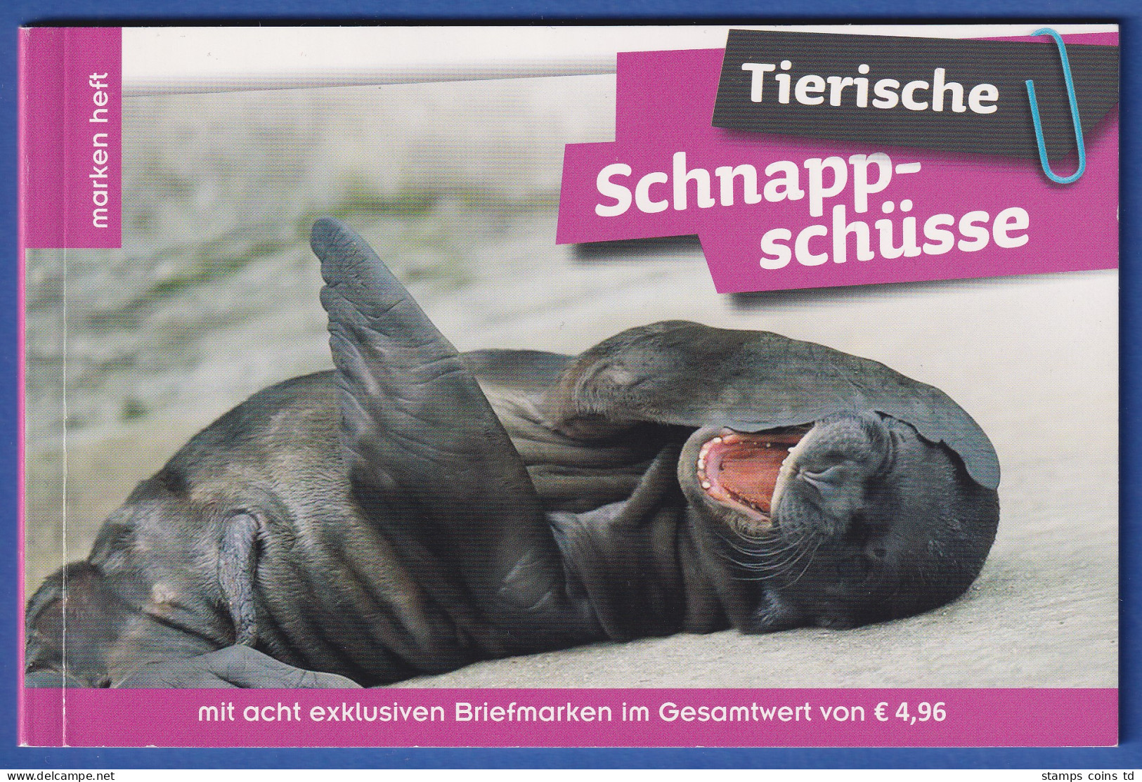 Österreich 2014 Markenheftchen Tierische Schnappschüsse Mit 8 Briefmarken - Booklets