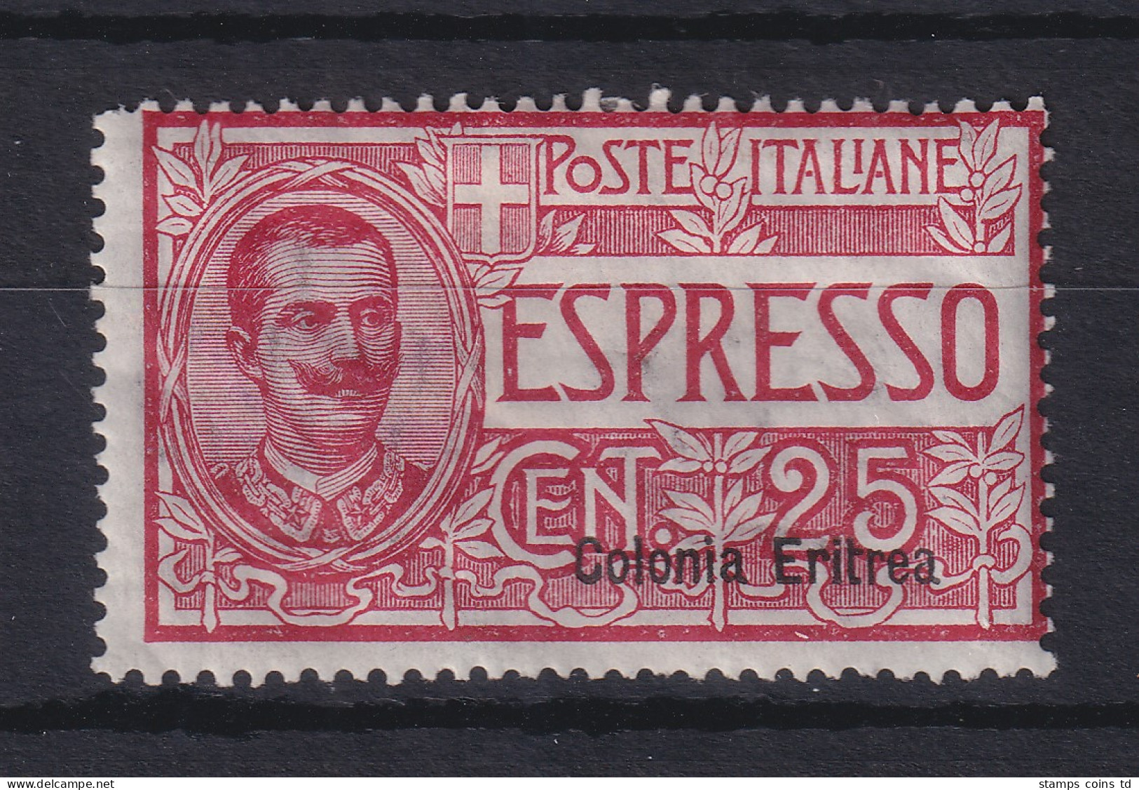 Italienisch-Eritrea 1905 Eilmarke 25 C. Mi.-Nr. 31 Ungebr.* - Erythrée
