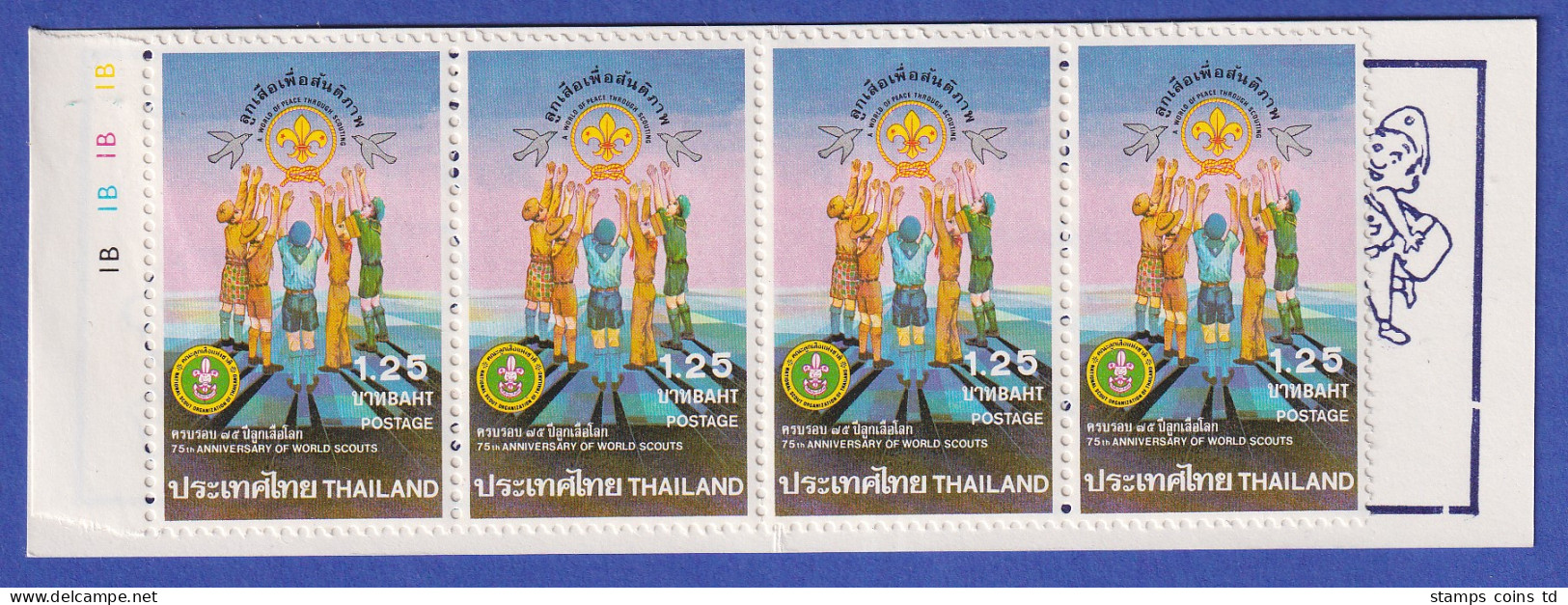 Thailand 1982 Pfadfinder Mi.-Nr. 996 Markenheftchen Postfrisch ** / MNH - Thaïlande