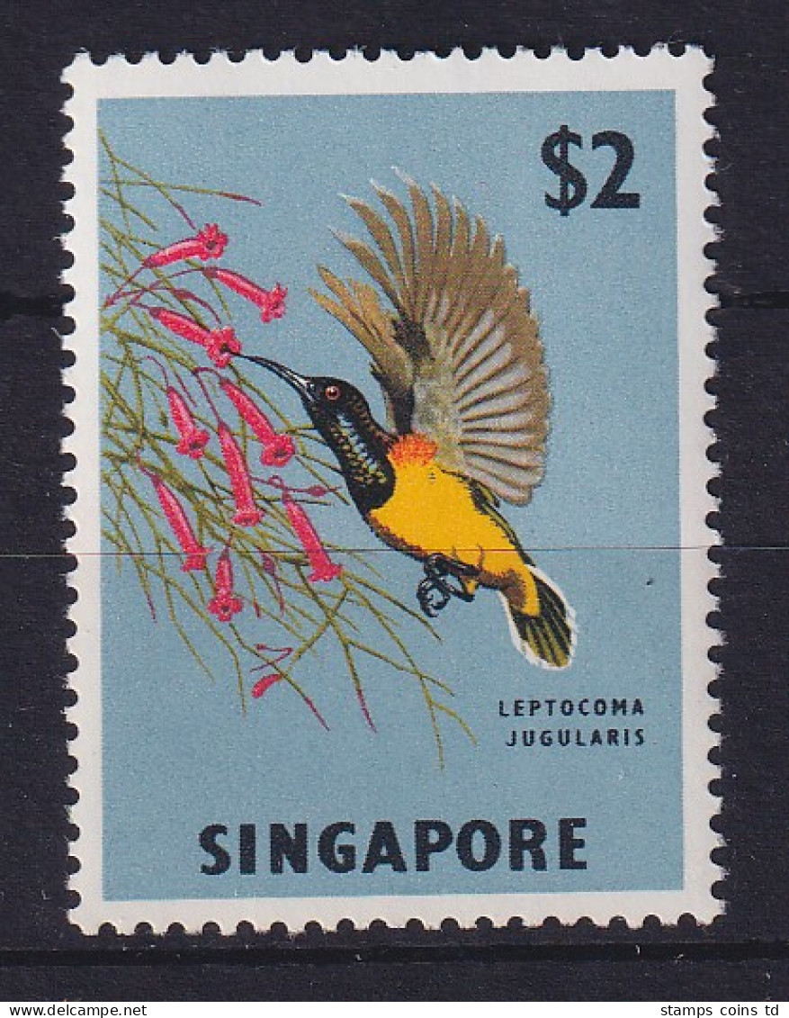 Singapur 1963 Kolibri Mi.-Nr. 67 Postfrisch ** - Singapur (1959-...)