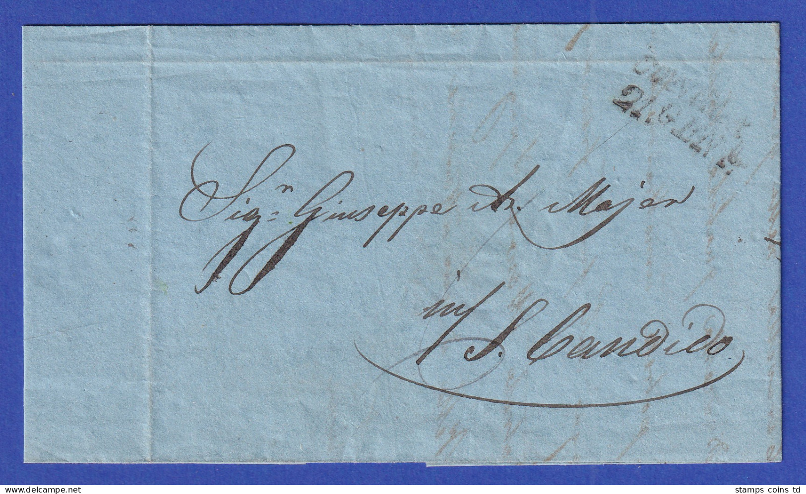 Österreich Geschäftsbrief Mit Zweizeiler CENEDA 1848 - ...-1850 Vorphilatelie