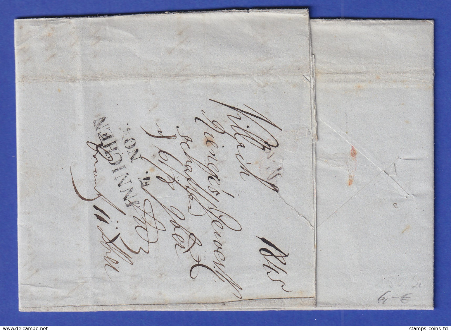 Österreich Geschäftsbrief Mit Zweizeiler VILLACH 1845 - ...-1850 Préphilatélie