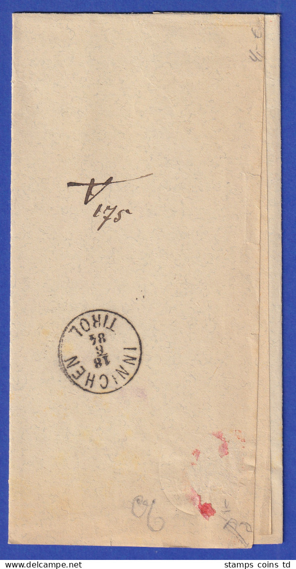 Österreich Dienstbrief Mit Rundstempel LIENZ 1884 - ...-1850 Prephilately