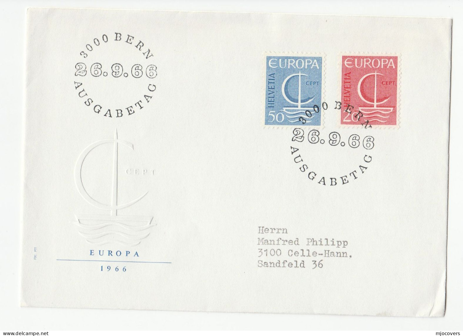 EUROPA 10 diff SWITZERLAND FDCs 1959 - 1977 fdc cover stamps