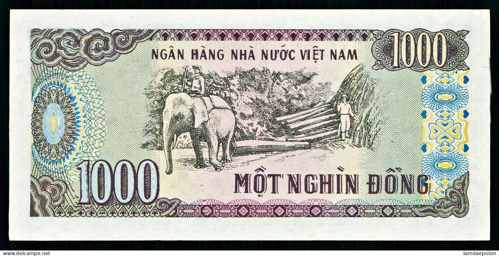 A10  VIET-NAM   BILLETS DU MONDE   BANKNOTES  1000 DONG 1988 - Viêt-Nam