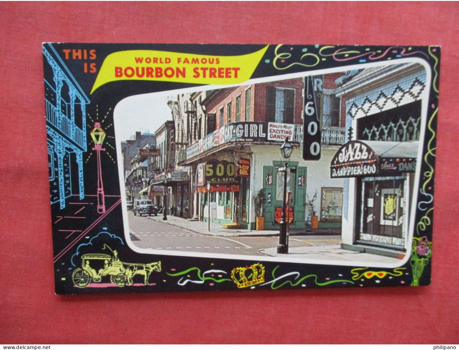 Bourbon Street. New Orleans - Louisiana >       Ref 6358 - New Orleans