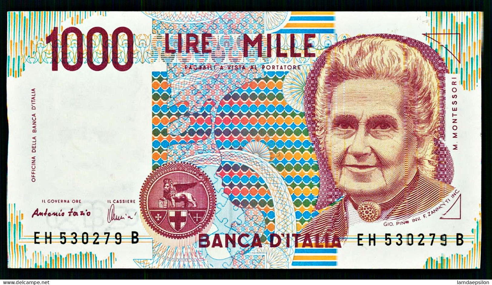 A10  ITALIE   BILLETS DU MONDE   BANKNOTES  1000 LIRE 1990 - 1000 Lire