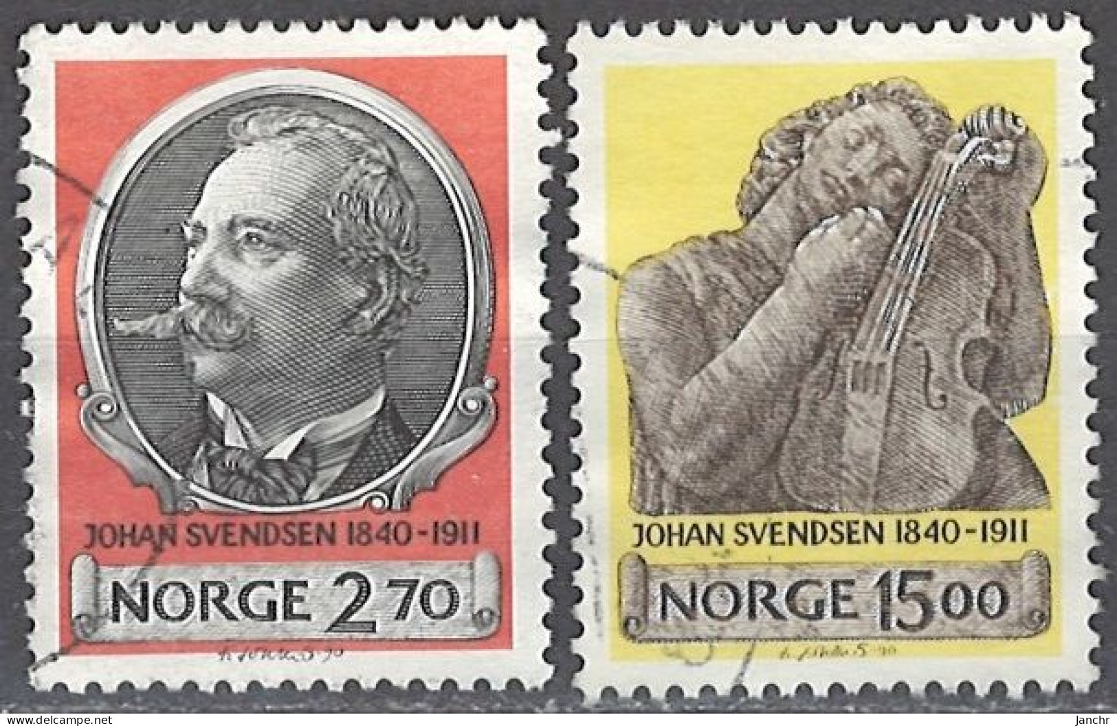 Norwegen Norway 1990. Mi.Nr. 1054-1055, Used O - Usados