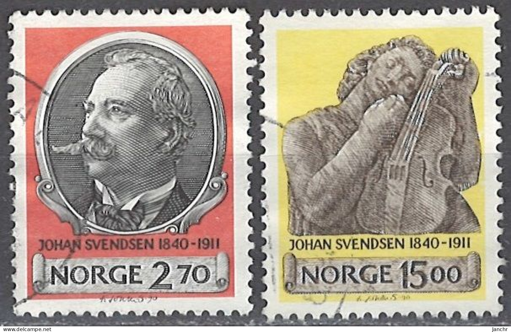 Norwegen Norway 1990. Mi.Nr. 1054-1055, Used O - Oblitérés