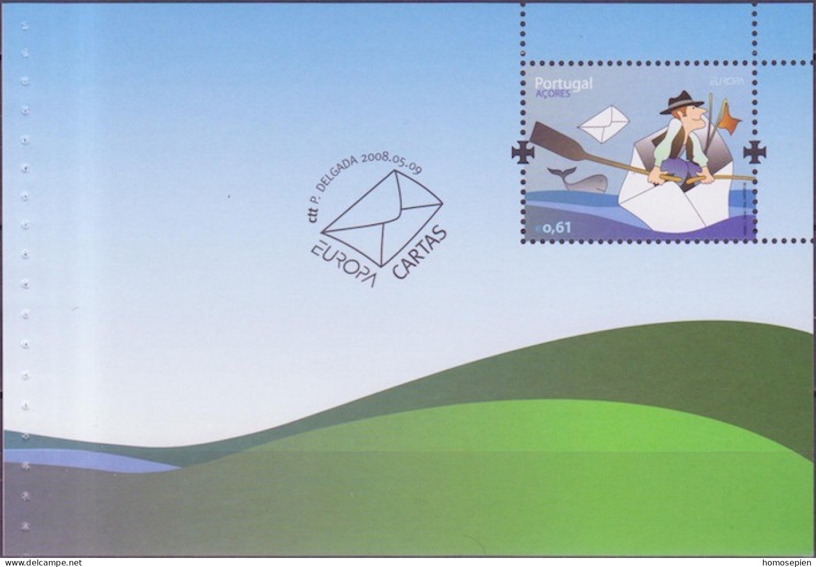 Açores - Azores - Azoren - Portugal Bloc Feuillet 2008 Y&T N°BF533 - Michel N°HB41 *** - 0,61€ EUROPA - Azores