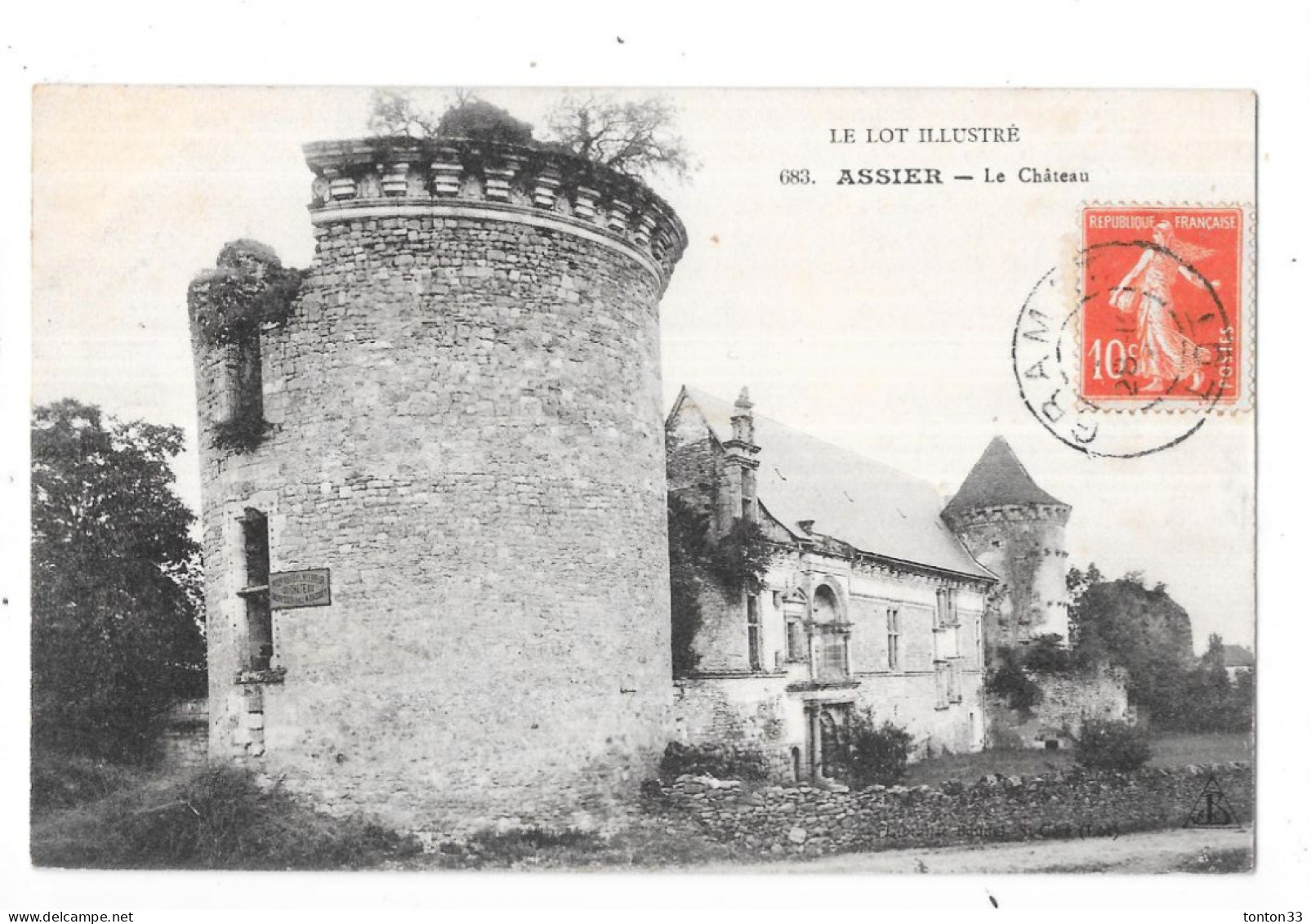 DEPT 46 -  Le Chateau D'ASSIER -  TOUL 4 - - Assier