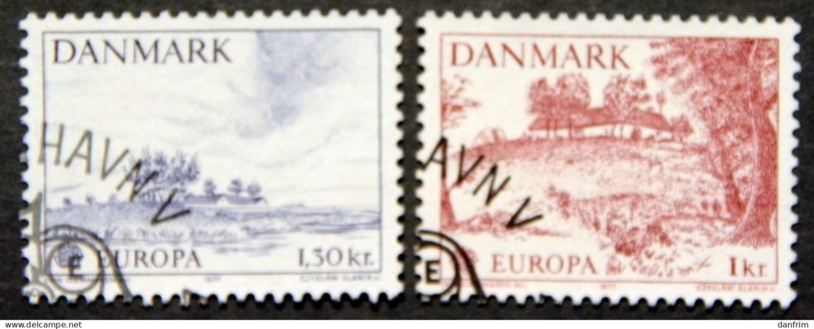 Danmark 1977 EUROPA  MiNr.639-40  (O). (lot K 664 ) - Usado