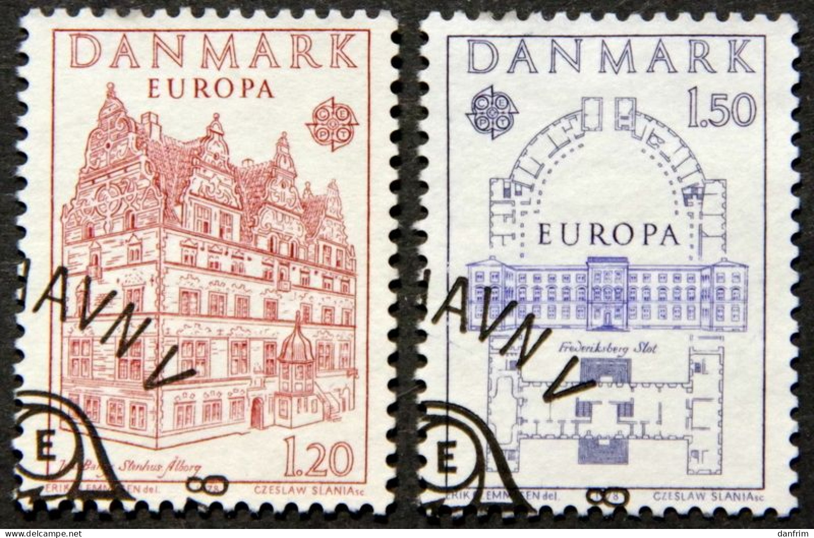 Denmark 1978 EUROPA MiNr.662-63 ( Lot K 665) - Gebruikt