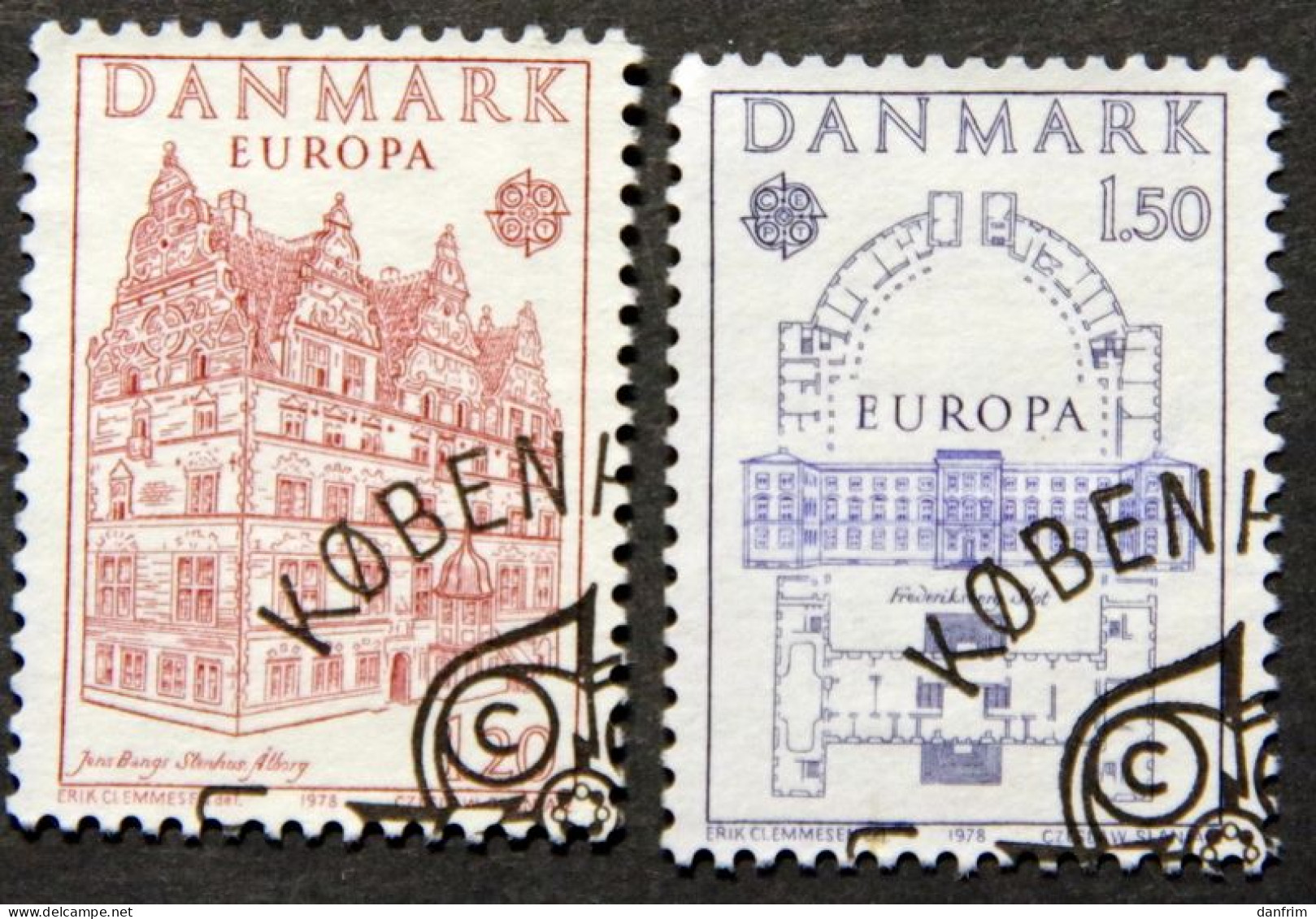 Denmark 1978 EUROPA MiNr.662-63 ( Lot K 666) - Usado