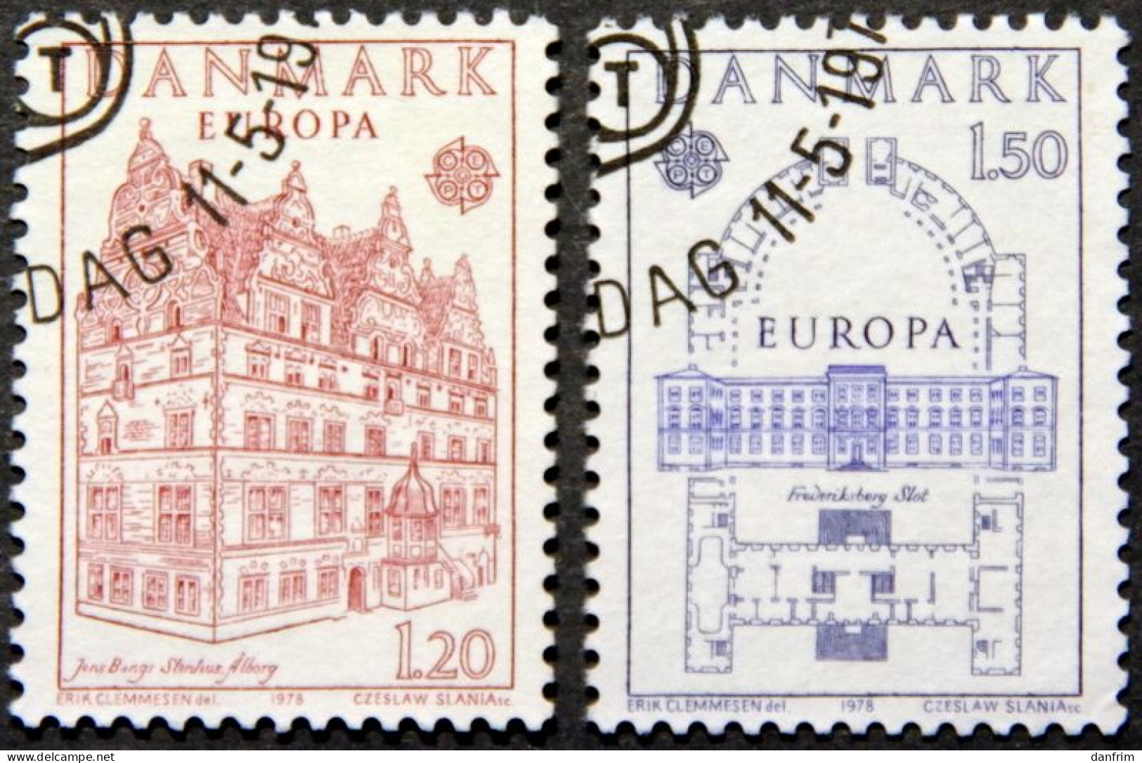 Denmark 1978 EUROPA MiNr.662-63 ( Lot K 668) - Gebruikt