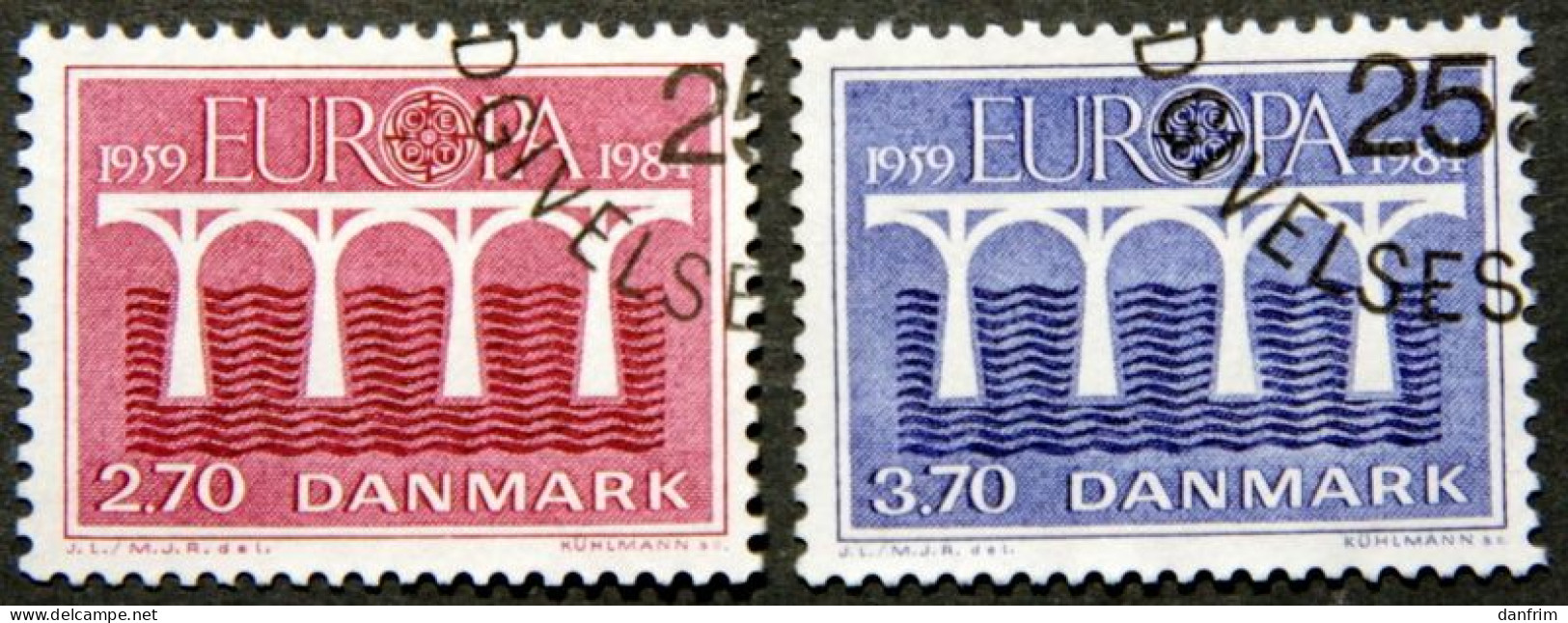 Denmark 1984  EUROPA  MiNr.806 - 07  (lot K 669) - Used Stamps