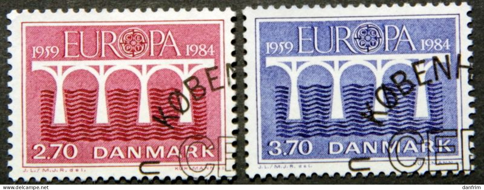 Denmark 1984  EUROPA  MiNr.806 - 07  (lot K 670) - Used Stamps