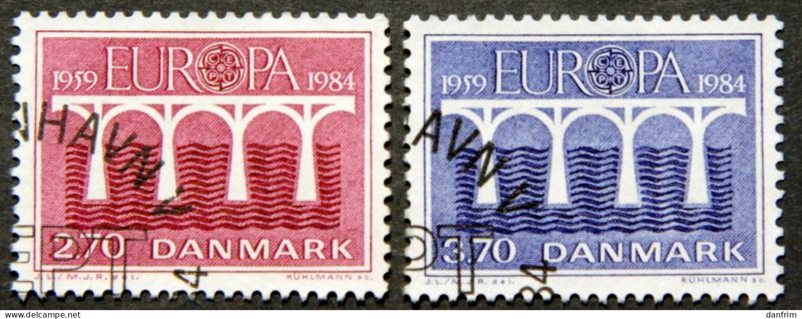 Denmark 1984  EUROPA  MiNr.806 - 07  (lot K 671) - Gebraucht