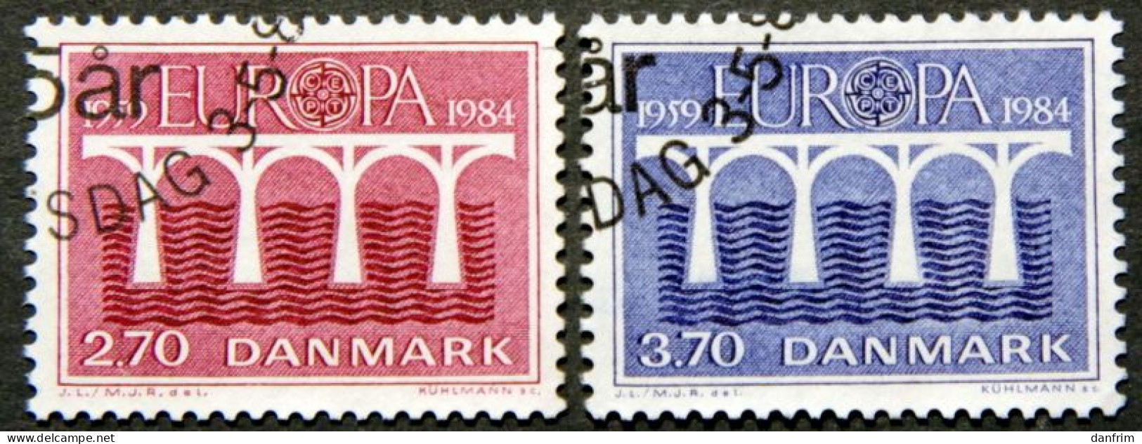 Denmark 1984  EUROPA  MiNr.806 - 07  (lot K 672) - Oblitérés