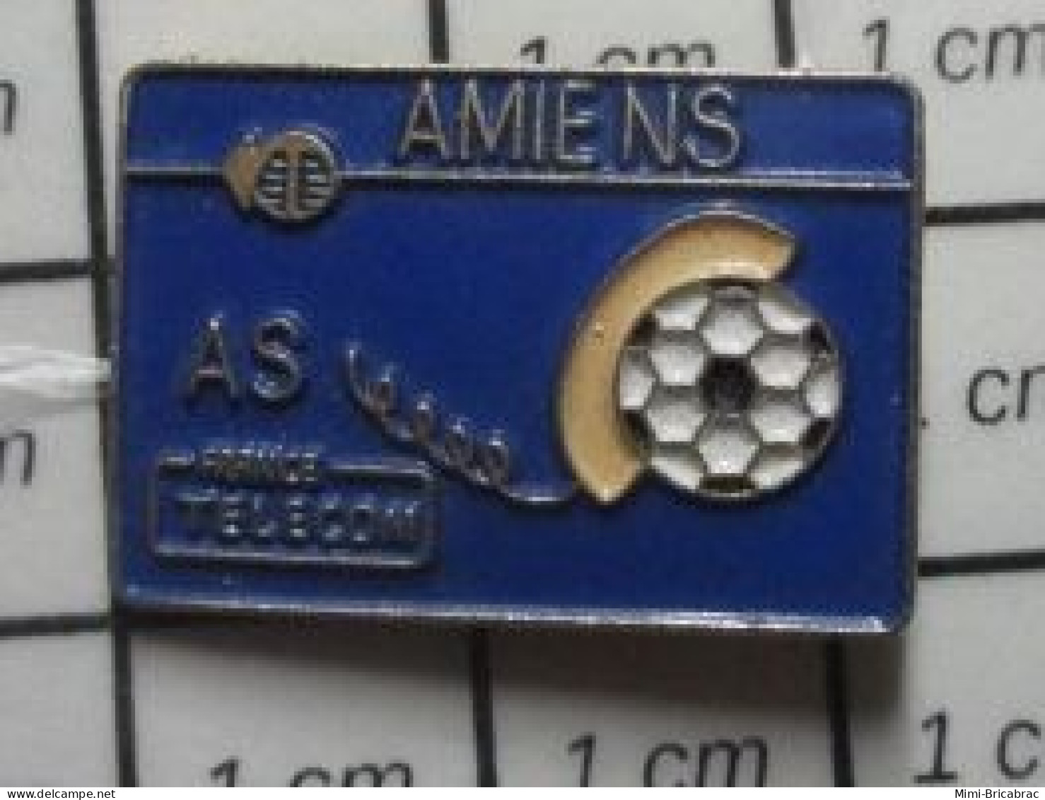 511C Pins Pin's / Rare & Belle Qualité / SPORTS / CLUB FOOTBALL AS AMIENS FRANCE TELECOM - Football