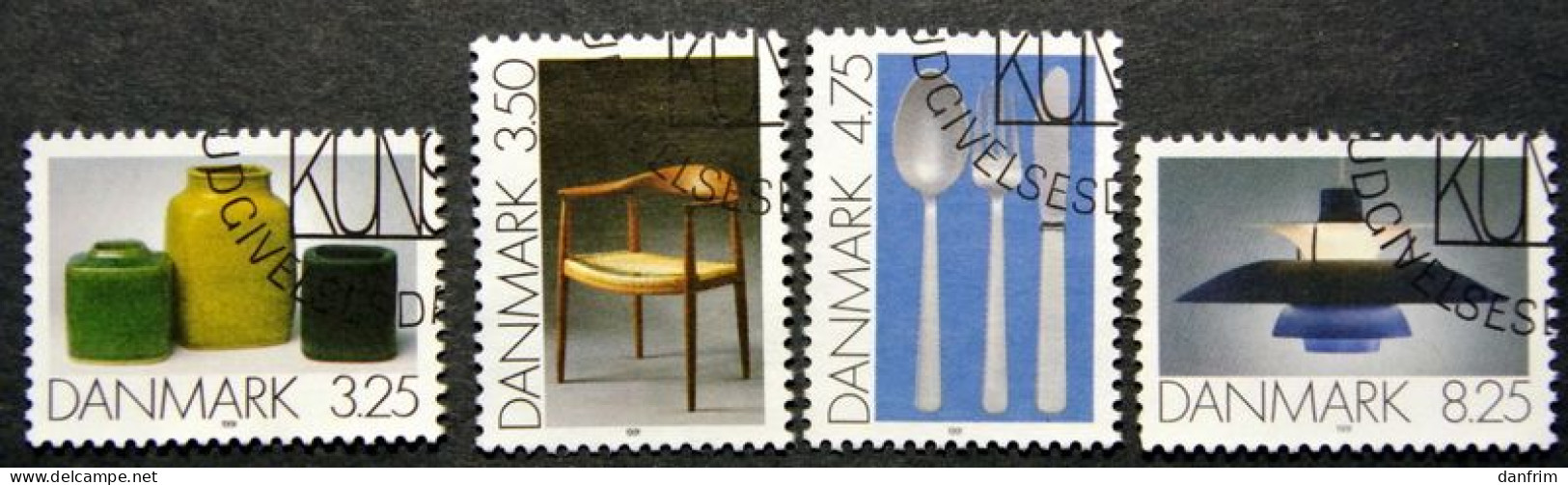 Danmark 1991 Kunst  MiNr.1006-1009 (O). (lot  K 698 ) - Used Stamps