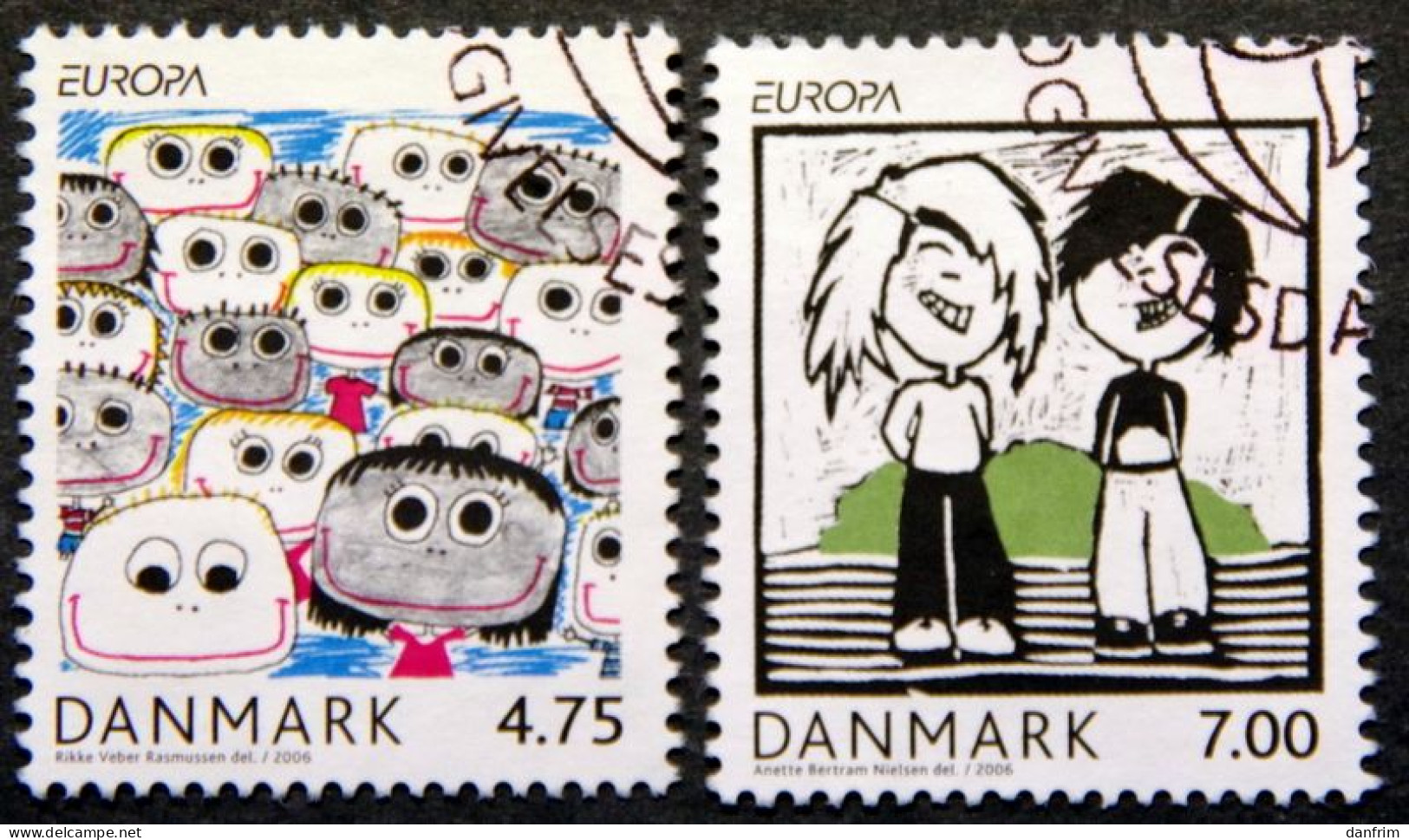 Denmark 2006  EUROPA   Minr.1444-45   (O) Integration  ( Lot  K 702 ) - Gebraucht