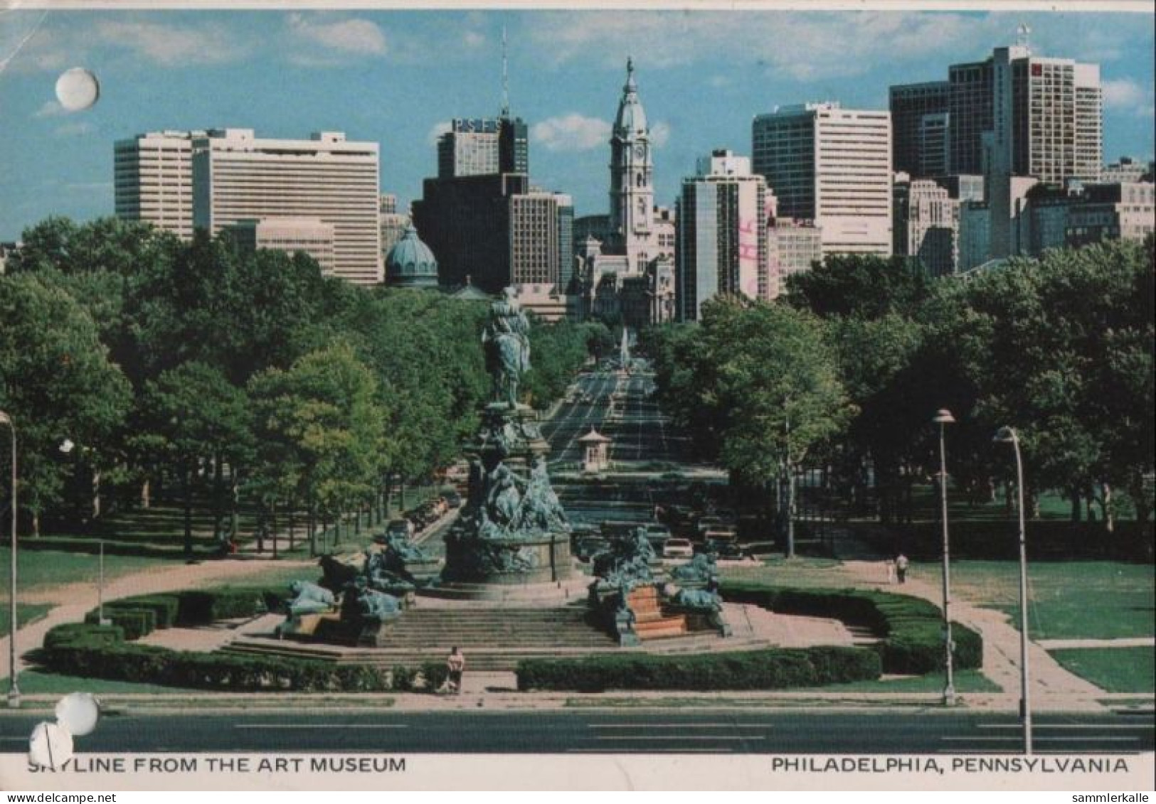 90519 - USA - Philadelphia - Skyline From The Art Museum - 1982 - Philadelphia