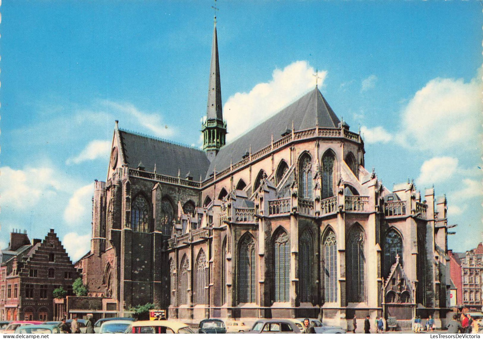 BELGIQUE - Louvain - Vue Générale De La Collégiale St Pierre - Colorisé - Carte Postale - Leuven