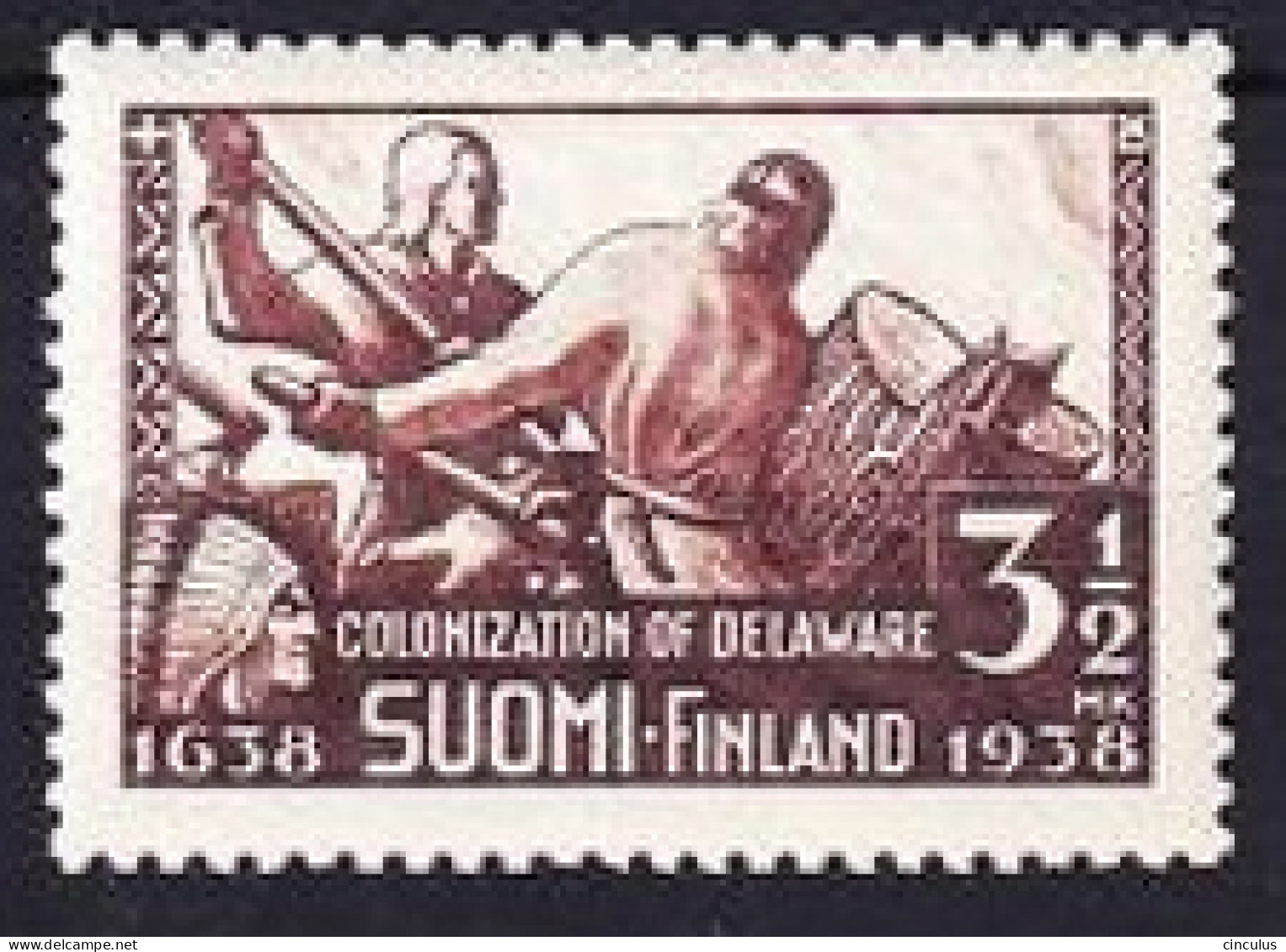 1938. Finland. Finnish Emigration To America 1638. MNH. Mi. Nr. 212 - Neufs
