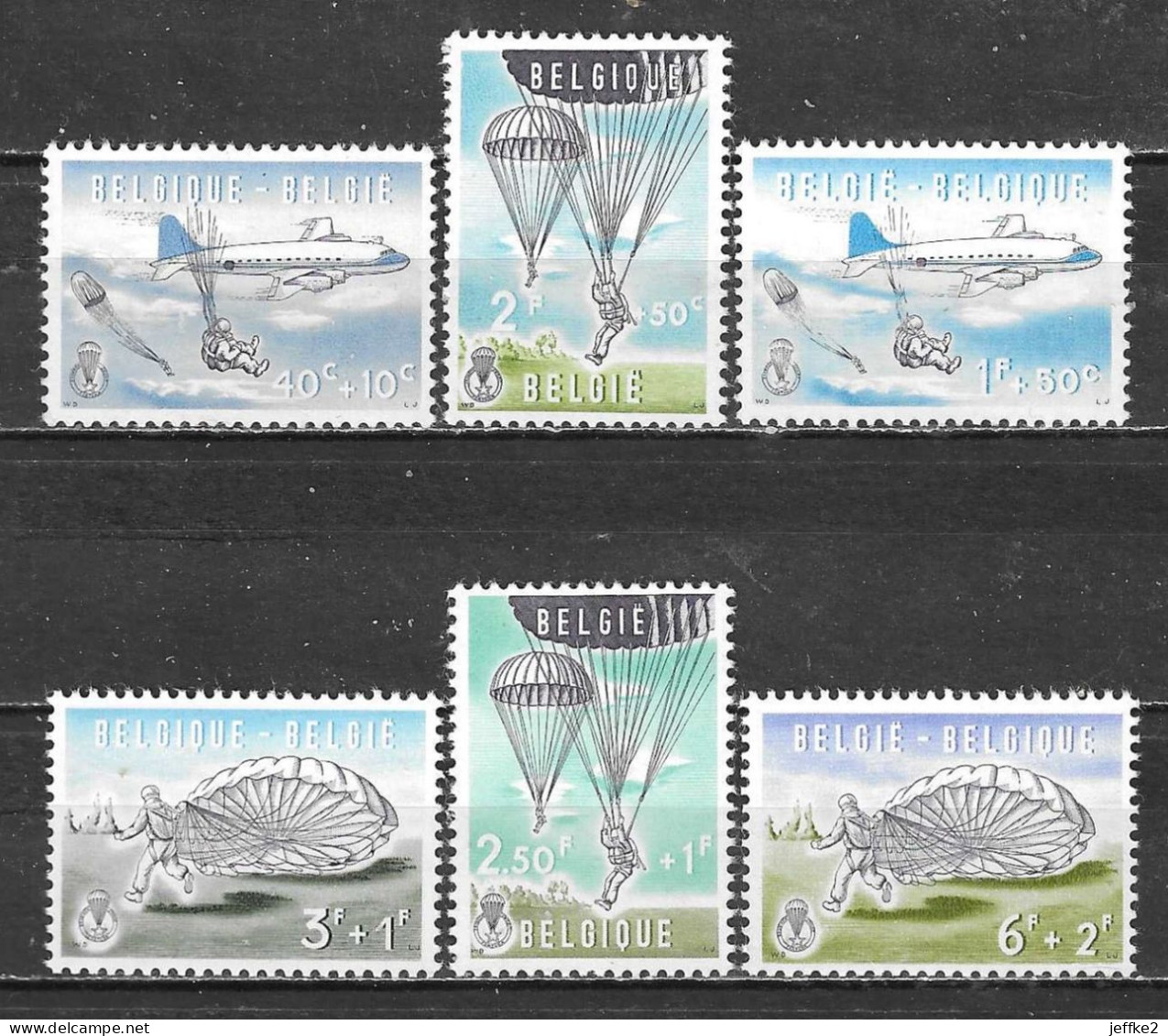 1133/38**  Parachutisme - Série Complète - MNH** - Vendu à 10% Du COB!!!! - Ungebraucht