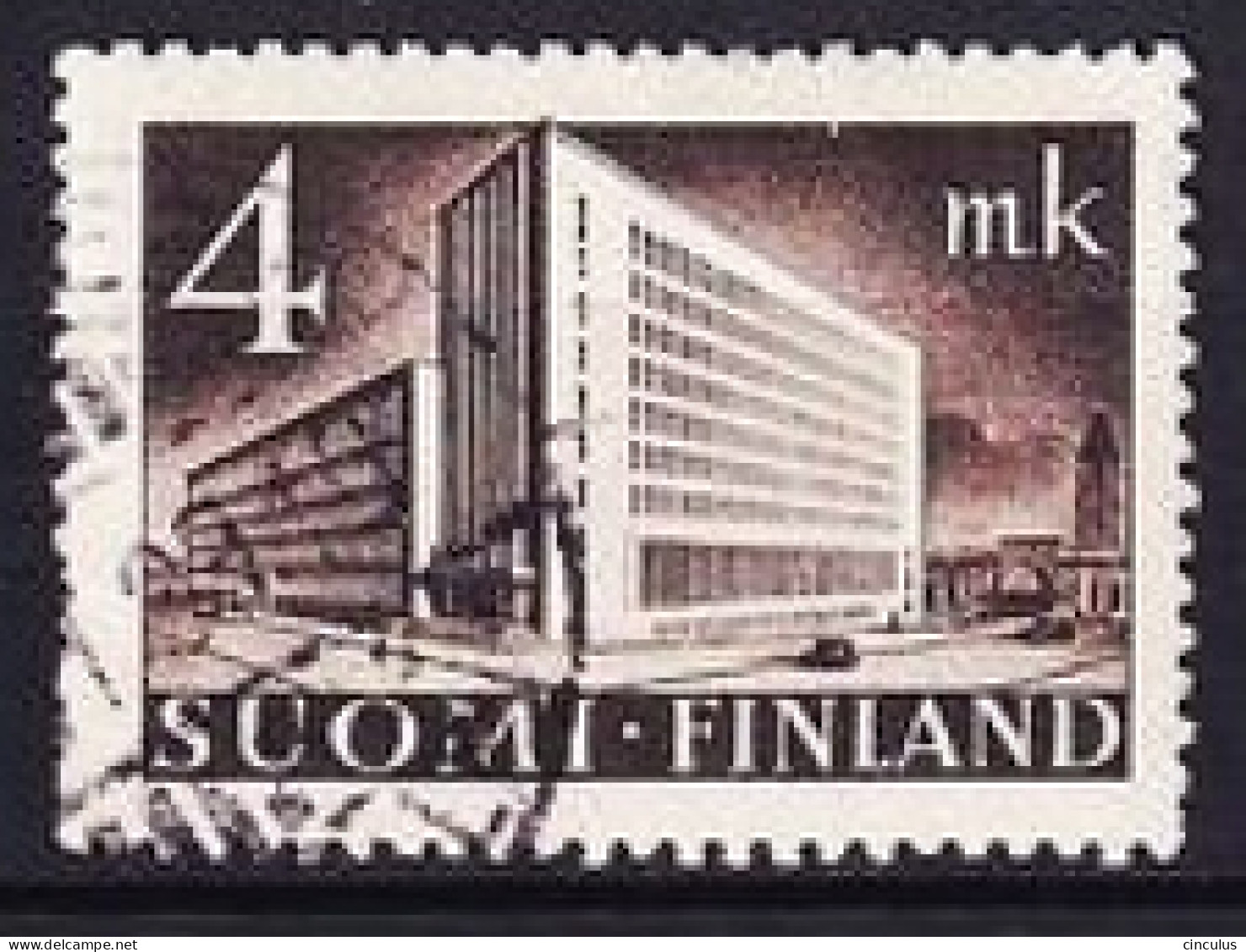 1939. Finland. Post Administration Building, Helsinki. Used. Mi. Nr. 221 - Used Stamps