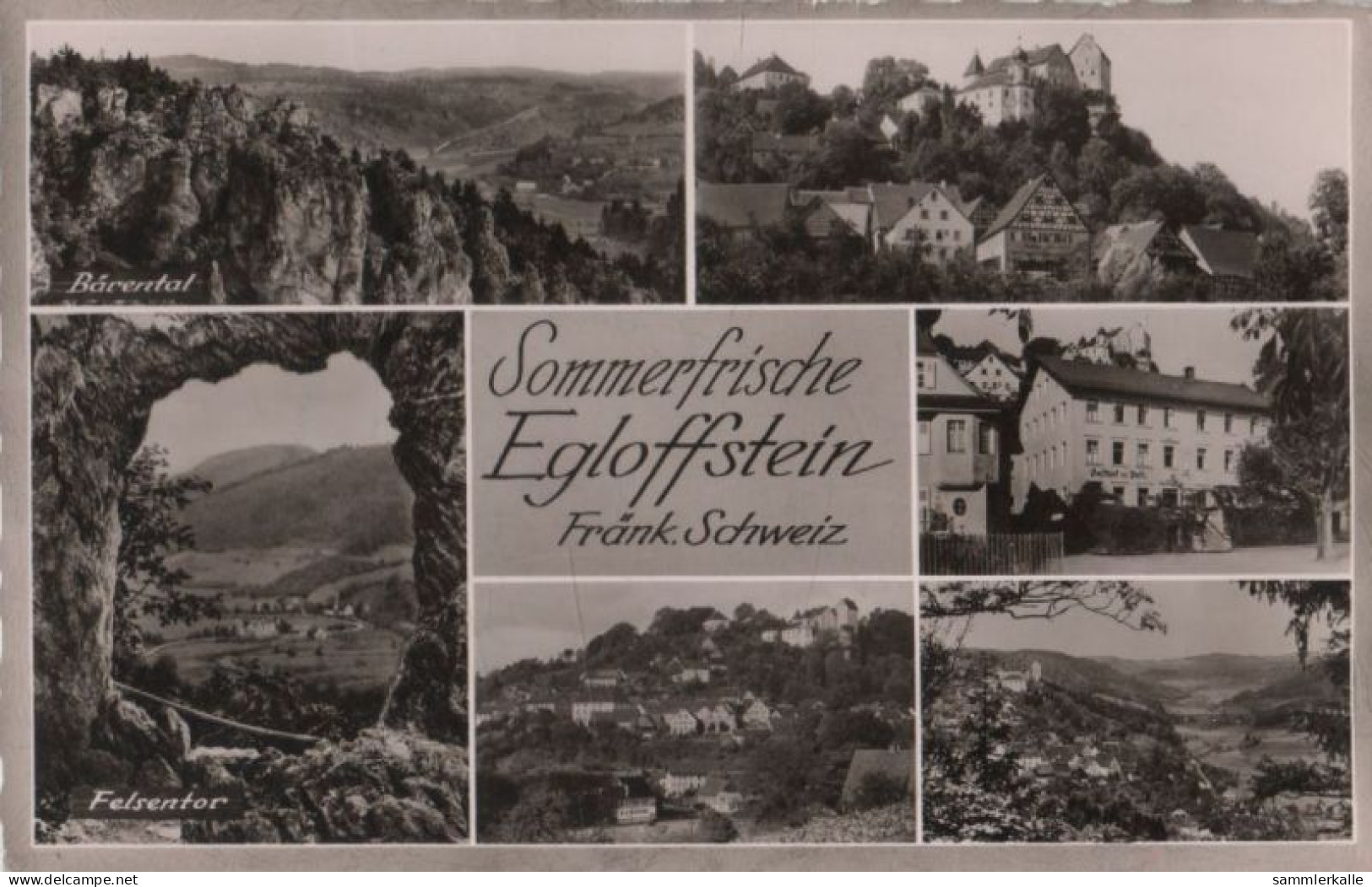 72745 - Egloffstein - U.a. Gasthof Zur Post - 1958 - Forchheim