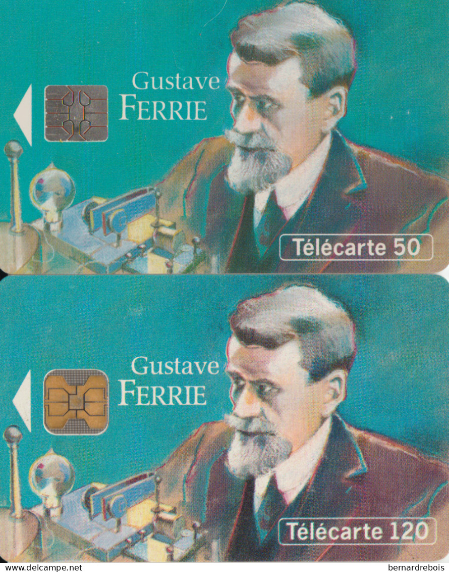 TC15 - 2 CARTES A PUCE GUSTAVE FERRIE, 50 Et 120 U, Pour 1 Euro - Zonder Classificatie