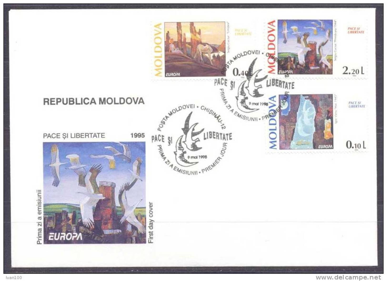 1995. Moldova, Europa 1995, FDC, Mint/** - 1995