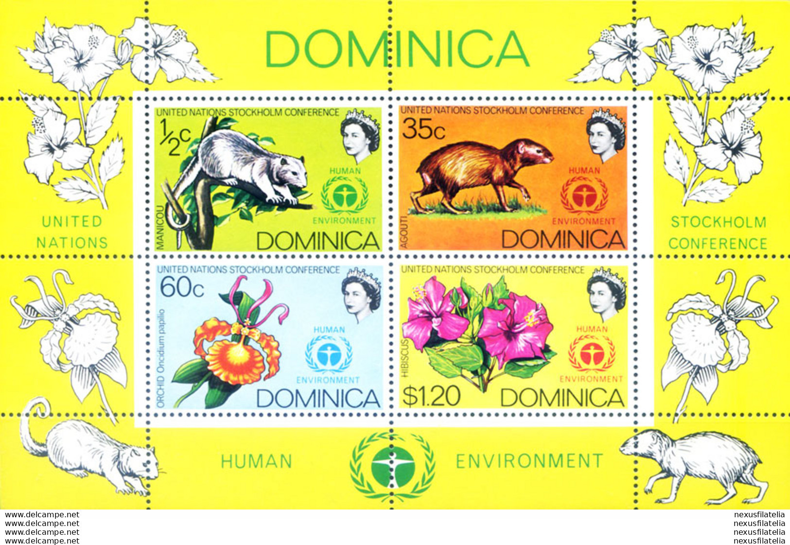 Flora E Fauna 1972. - Dominica (1978-...)