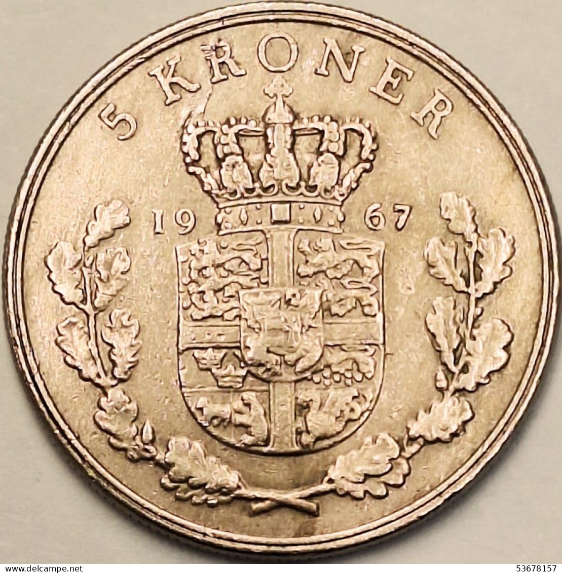 Denmark - 5 Kroner 1967, KM# 853.1 (#3797) - Dinamarca