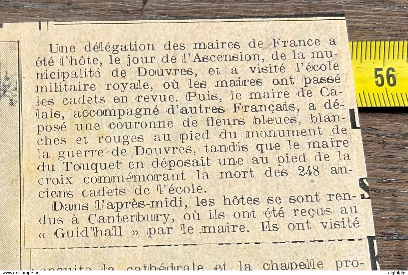 1927 GHI RÉCEPTION DES MAIRES FRANÇAIS CHEZ LE LORD-MAIRE DE LONDRES - Collections