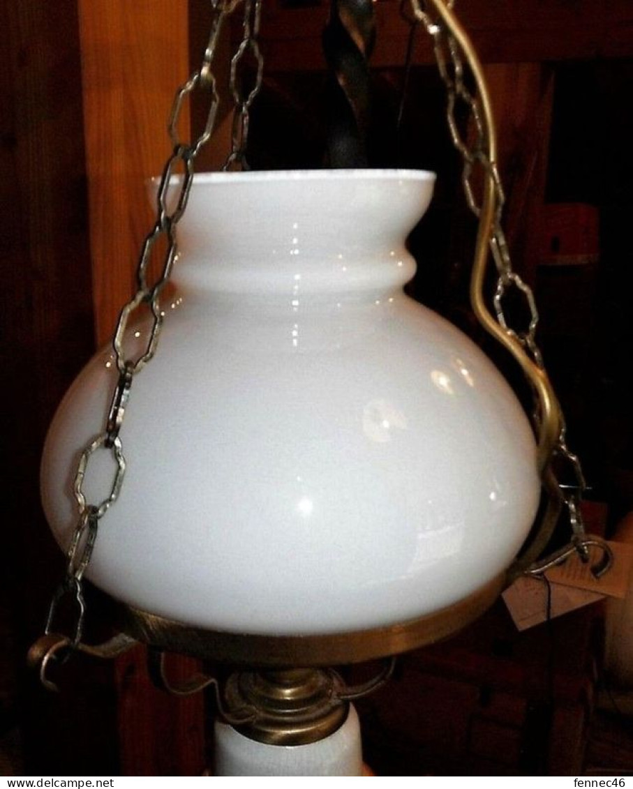 * Lampe - Suspension (Fleurs Brunes) - Lighting & Lampshades