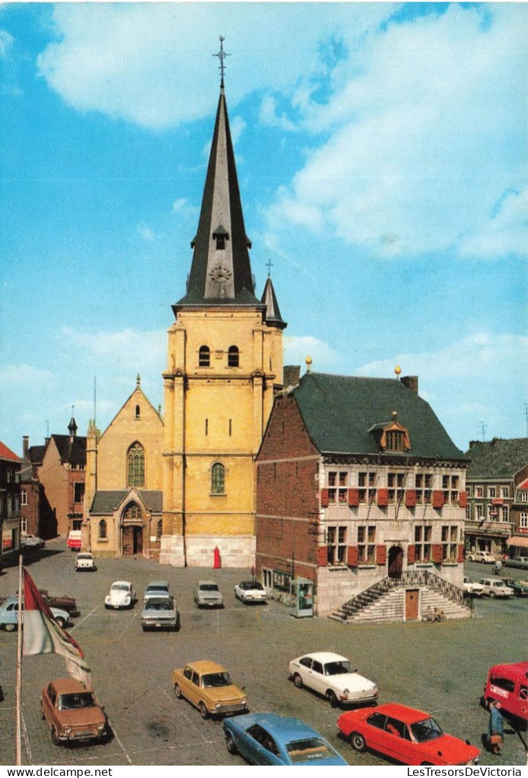 BELGIQUE - Bilzen - Kerk Sint Mauritius Stadhuis - Colorisé - Carte Postale - Bilzen